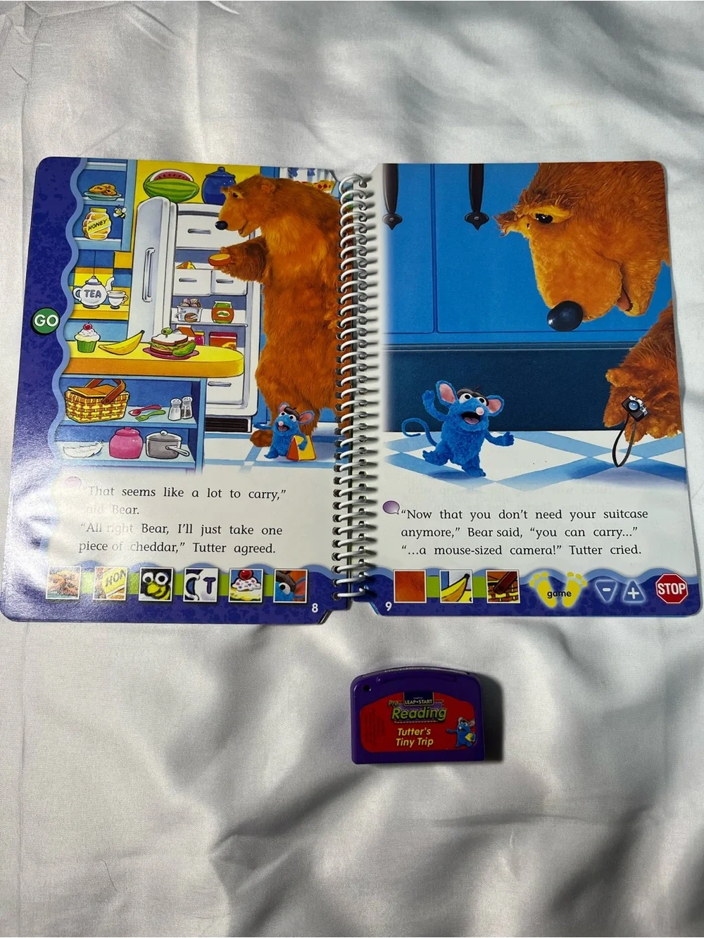 LeapPad Pre-Reading Tutter’s Tiny Trip Bear in the Big Blue House Book Cartridge